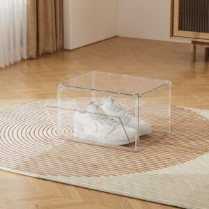 KicksElevate Acrylic 360° Ultra Clear Drop ShoeBox