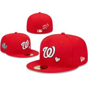 Washington Nationals MLB Red 59FIFTY Fitted Cap